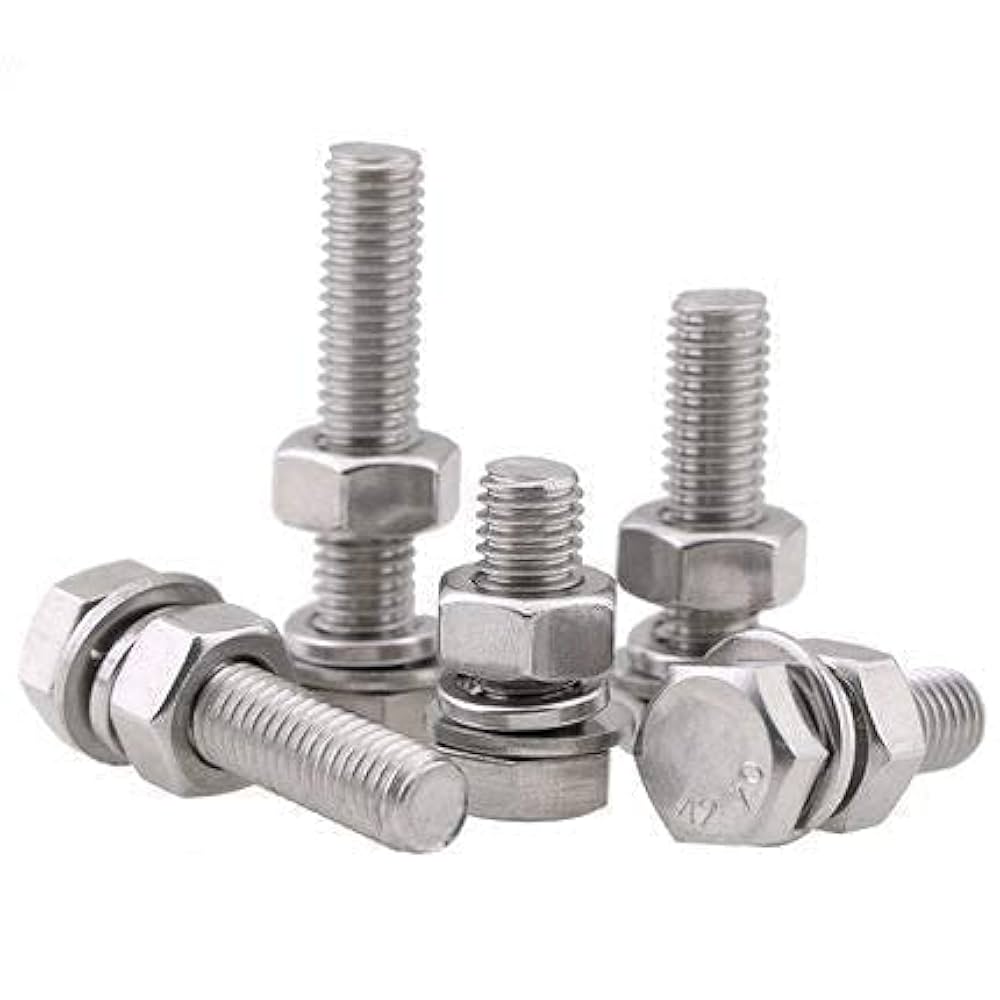 8MM Hex Head Stainless Steel bolt with nut