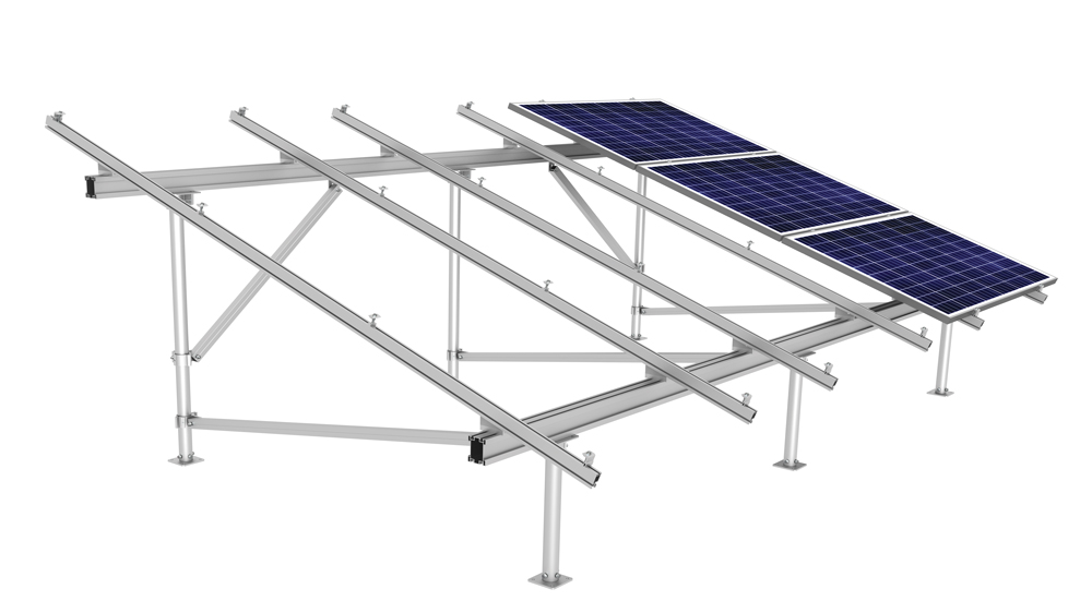 Solar Panel Roof-top Stand Structure Kit